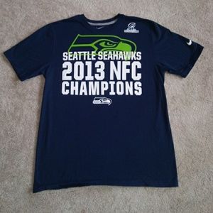 Seattle Seahawks 2013 NFC Champion Shirt From Nike